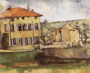 Paul Cezanne House and Farm at jas de Bouffan Spain oil painting artist